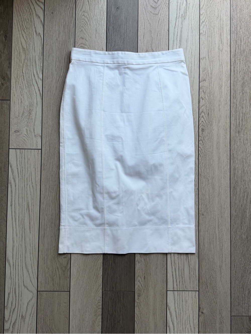Dolce & Gabbana White Tailored Pencil Skirt size 44